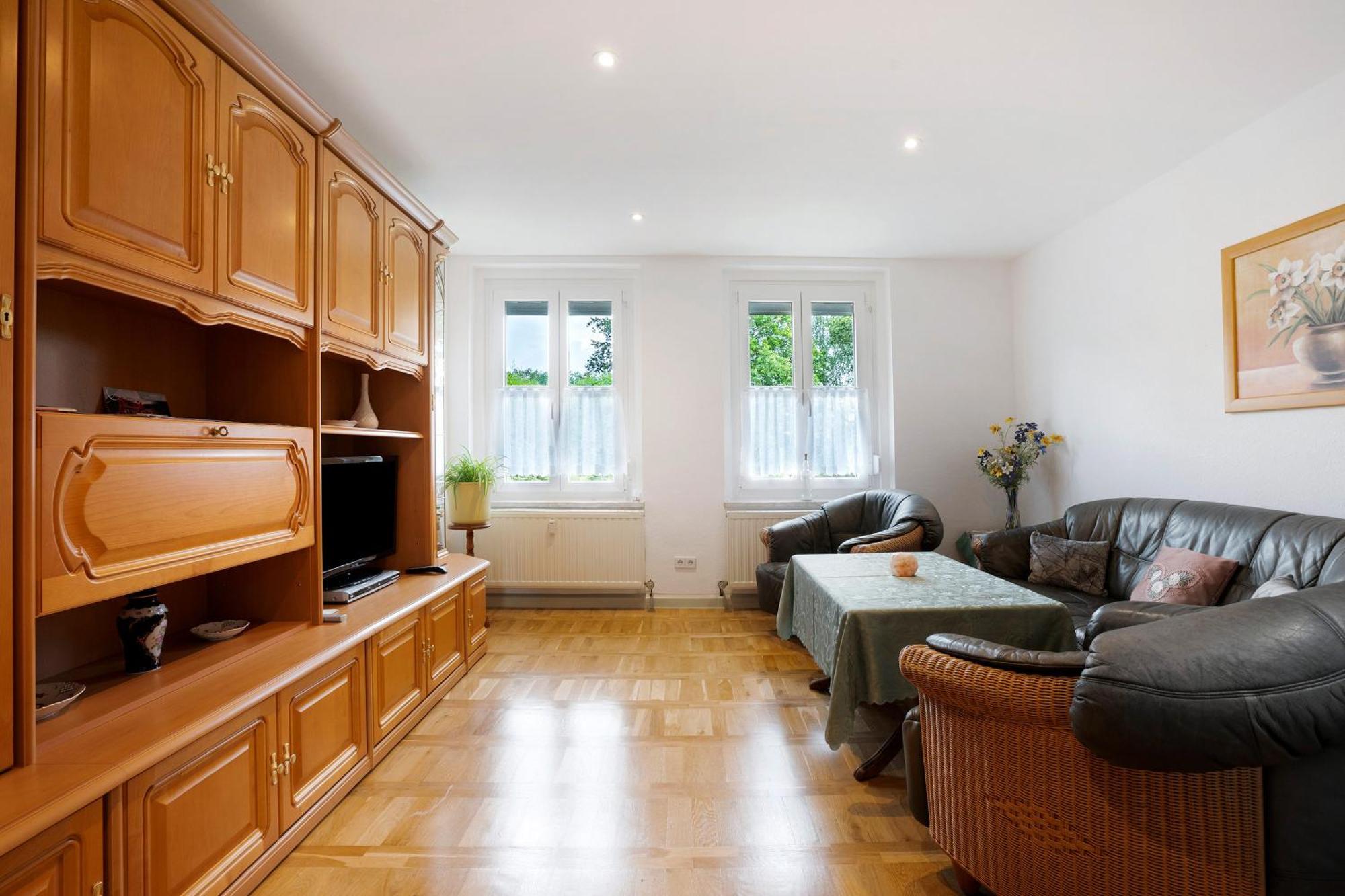 Gaestewohnung Am Schwanenteich 미트와이다 외부 사진